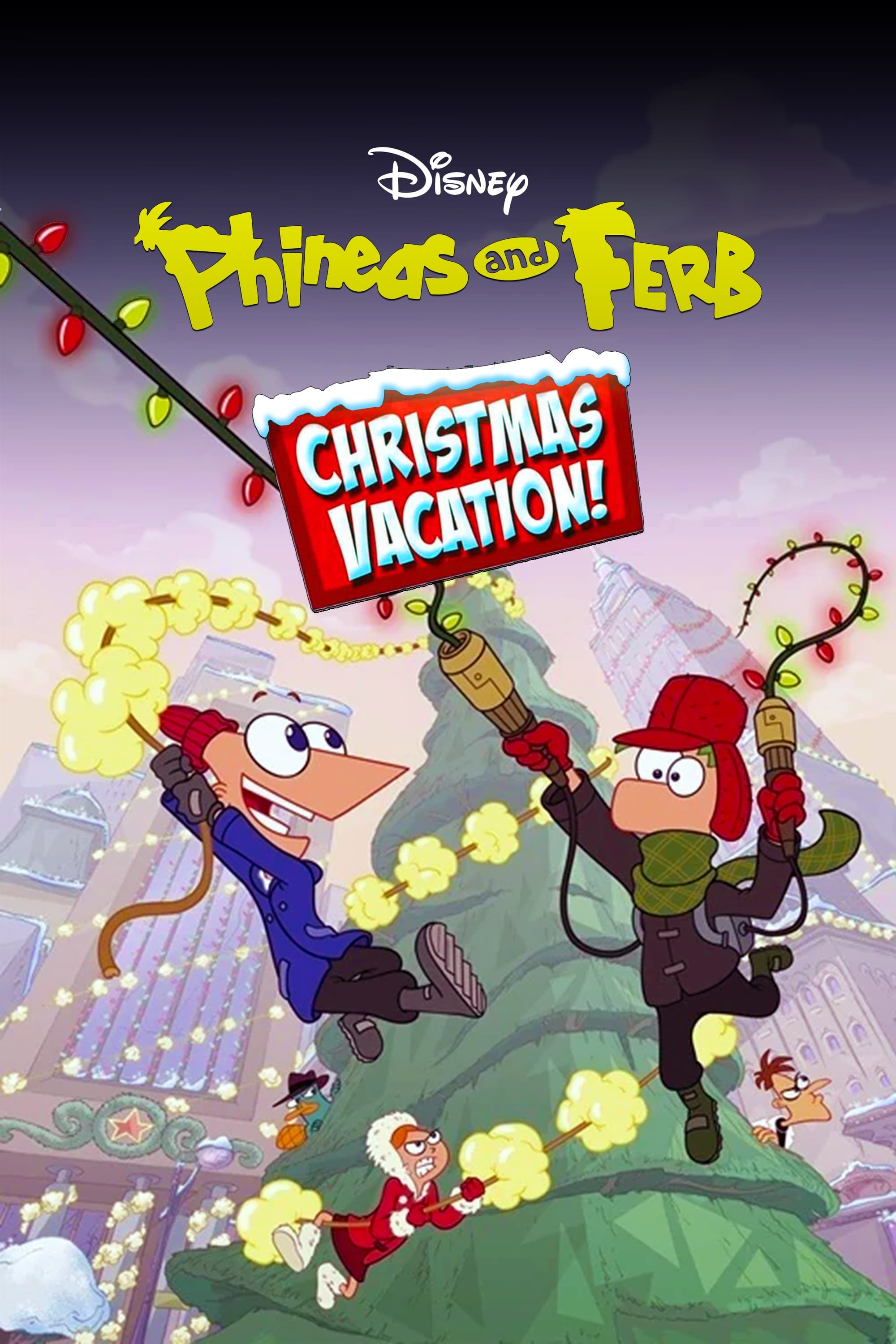 Постер Phineas and Ferb Christmas Vacation!